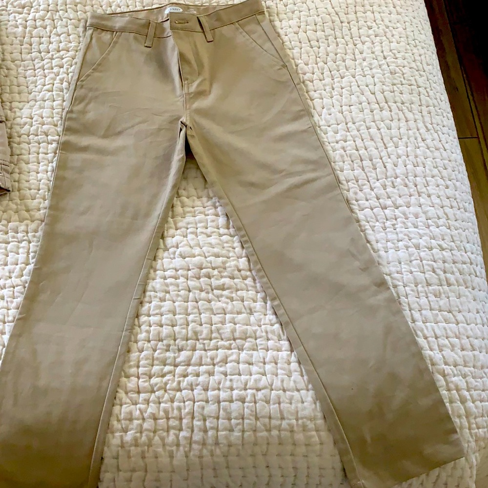Old Navy Size 10 Boys Skinny Khakis